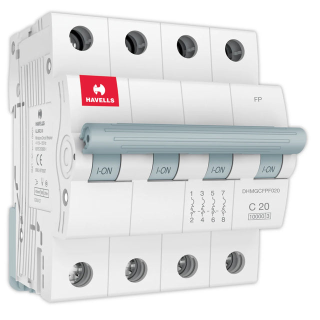 MCB 20A — Four Pole