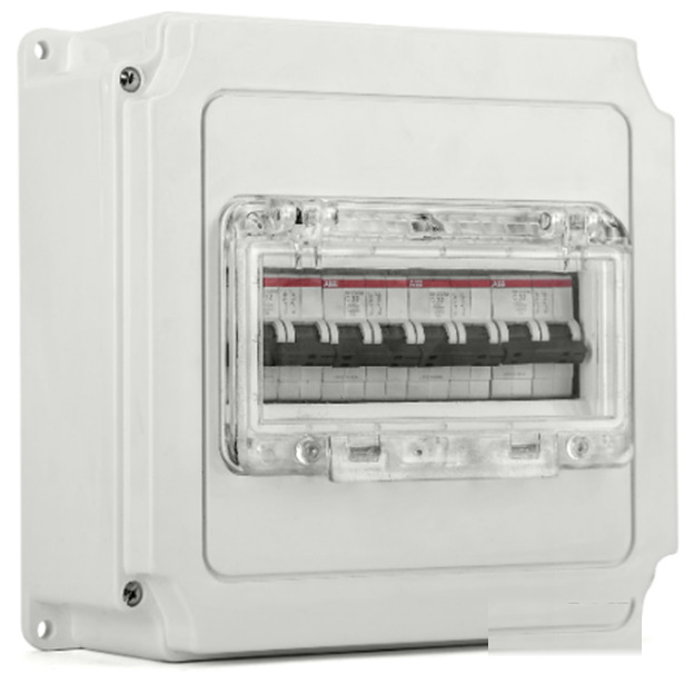 Premium IP65 Weatherproof DB – 8 Way Outdoor MCB Enclosure with Clear Window