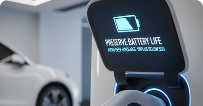 Avoid discharging deeply too often to preserve battery.