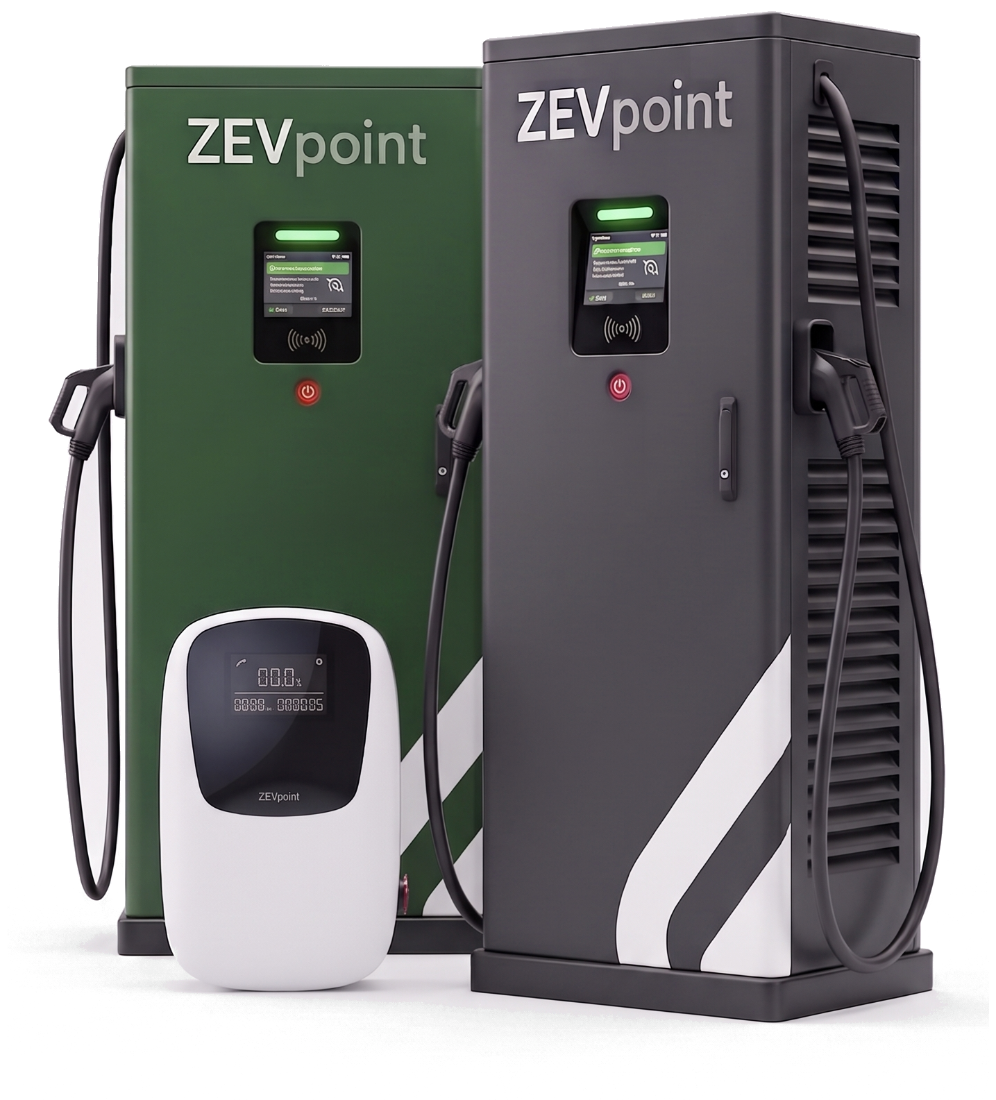 Zevpoint DC fast chargers and home wallbox